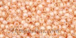 Toho biseris TR-11-794 11/0  Inside-Color Rainbow Crystal/Apricot Lined