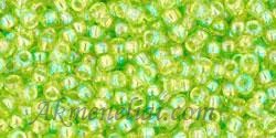 Toho biseris TR-11-164 11/0 Trans-Rainbow Lime Green