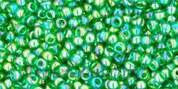Toho biseris TR-11-167 11/0 Trans-Rainbow Peridot