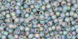 Toho biseris TR-11-176BF 11/0 Trans-Rainbow-Frosted Gray 