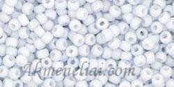 Toho biseris TR-11-767 11/0  Opaque-Pastel-Frosted Lt Gray
