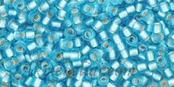 Toho biseris TR-11-23F 11/0  Silver-Lined Frosted Aquamarine