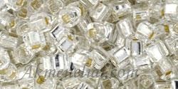 Toho biseris  TC-03-21 3mm/ Silver-Lined Crystal