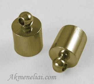 Antgalis odelei, kaspinui, žalvario spalvos 10x14mm