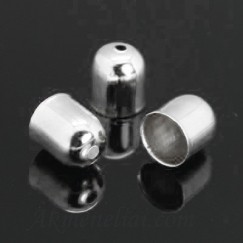 Kepurėlė sidabro spalvos 7x5mm