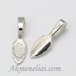 Pakabukas sidabro spalvos klijuojamas 26x8mm
