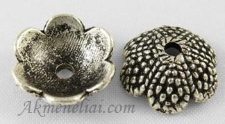 Kepurėlė sidabro spalvos 13,5mm