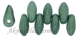 Dagger karoliukas 2,5/6mm, Green Pastel Rainbow