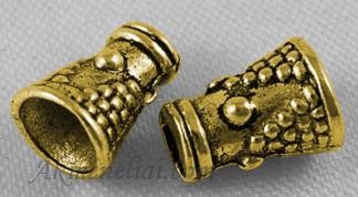 Aukso spalvos kepurėlė 8x5mm