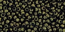 Toho biseris TR-11-422 11/0 Gold-Lustered Dark Chocolate Bronze