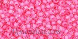 Toho biseris TR-11-965 11/0 Inside-Color Crystal/Carnation Lined