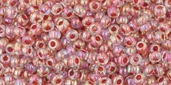 Toho biseris TR-11-784 11/0  Inside-Color Rainbow Crystal/Sandstone Lined 