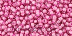 Toho biseris TR-11-959 11/0 Inside-Color Lt Amethyst/Pink Lined 