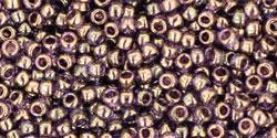 Toho biseris TR-11-325 11/0 Gold-Lustered Lt Tanzanite 