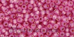 Toho biseris TR-11-2106 11/0 Silver-Lined Milky Mauve 