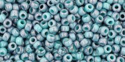 Toho biseris TR-11-1206 11/0 Marbled Opaque Turquoise/Amethys