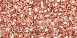 Toho biseris TR-11-740 11/0  Copper-Lined Crystal