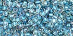 Toho biseris TR-11-263 11/0 Inside-Color Rainbow Crystal/Light Capri 