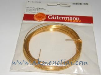 Gutermano paauksuota vielutė 0.4mm, 15 metru