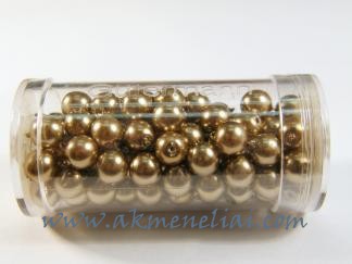 Gutermano perliukai rusvi 6mm