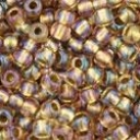 Toho biseris TR-11-268 11/0 Inside-Color Rainbow Crystal/Gold Lined