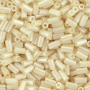 TOHO Bugle  TB-01-123/ Opaque-Lustered Lt Beige