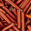 TOHO Bugle 9mm  TB-03-25C/ Silver-Lined Ruby