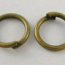 Žiedelis žalvarinis 7mm, pakuotė 10vnt.