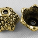 Kepurėlė aukso spalvos 8mm. Pakuotė 10vnt