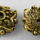Kepurėlė aukso spalvos 8mm. Pakuotė 10vnt