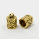 Antgalis odelei, kaspinui, aukso spalvos, 13x8,5mm, vidinis diametras 6mm