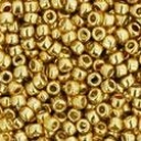 15/0 dydis su Gold Lustered, Gilded auksavimo, Galvanized danga