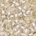 Toho biseris TR-11-PF21 11/0  Permanent Finish - Silver-Lined Crystal