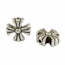 Karoliukas sidabro spalvos 12x13mm
