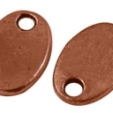 Pakabukas raudonojo vario spalvos 10x8mm