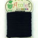 TOHO Amiet virvelė, juodas, 0,7mm, 20 metrų pakuotė