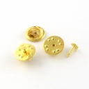 Pagrindas ženkliukui, sagei aukso spalvos. Adatėlės pagrindas 4,5mm. Pakuotė-5 vnt. 