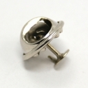 Pagrindas ženkliukui, sagei sidabro spalvos. Adatėlės pagrindas 4,5mm. Pakuotė-5 vnt. 
