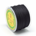Sukta nailoninė virvelė juoda, 1,5mm