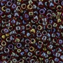 Toho biseris  TR-15-400 15/0  Inside-Color Rainbow Ruby/Jet-Lined