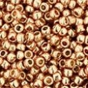 Toho biseris  TR-15-PF551 15/0 PermaFinish - Galvanized Rose Gold 