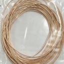Kieta kanitelė 1mm rožinio aukso spalva