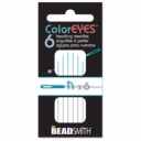 Color Eyes adatos karoliukų vėrimui, siuvinėjimui. Dydis-11. Pakuotė 6vnt.