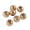 Burbuliukai 5mm,  rauvo aukso spalvos, pakuotė 30vnt.