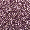 Čekiškas PRECIOSA biseris. Originali 50g pakuotė. 10/0 dydis, šviesus violetinis su folija