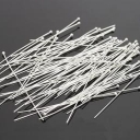 Vinutė su burbulėliu sidabro spalvos 30mm x0.5mm (100vnt pakuotė)
