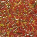 Toho biseris MIX3320 Orenji Orange Mix
