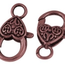 Užsegimas varinis 26x13mm 