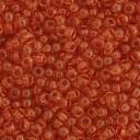 Čekiškas PRECIOSA biseris. Originali 50g pakuotė. 8/0 dydis, oranžinis skaidrus