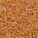 PRECIOSA rocailles.Originali 50 g pakuotė. 11/0 dydis. Šviesus rusvas su danga 